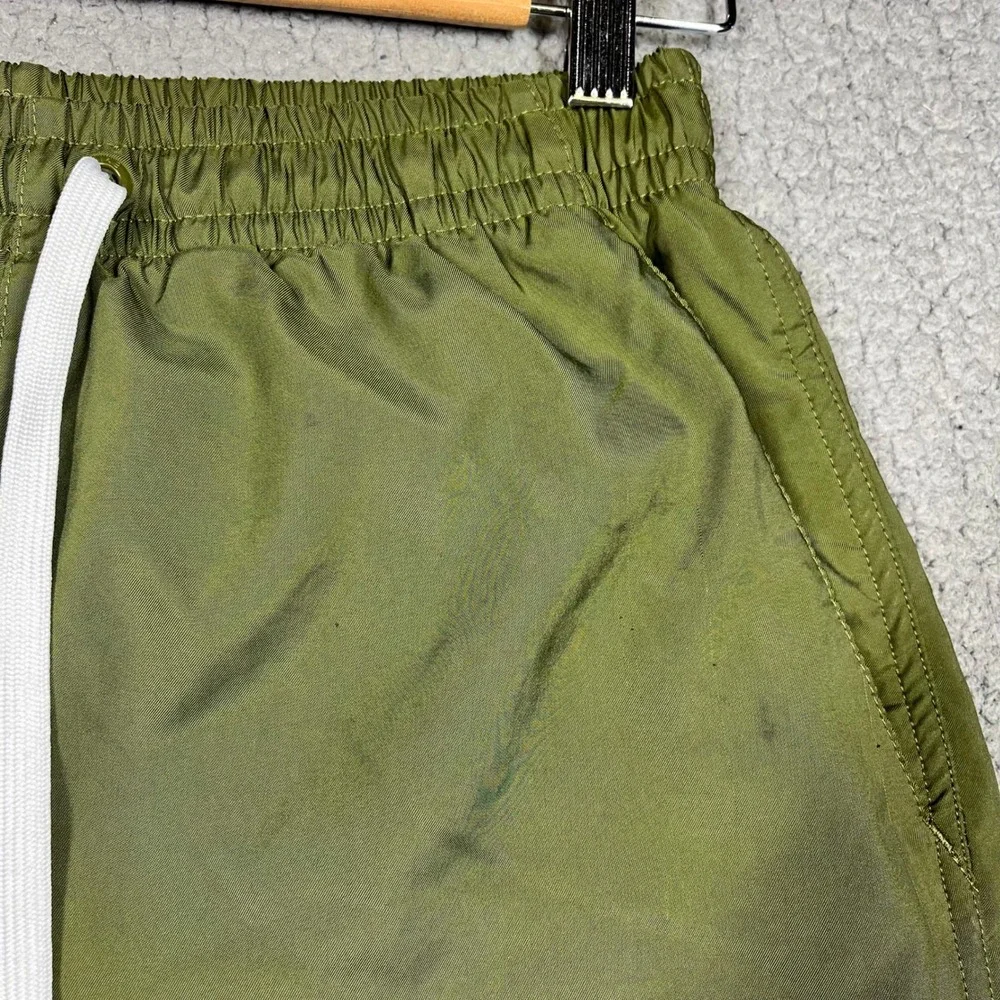 Nike Mens Sportswear Woven Flow Shorts Olive Green AR2382-326 Size Small